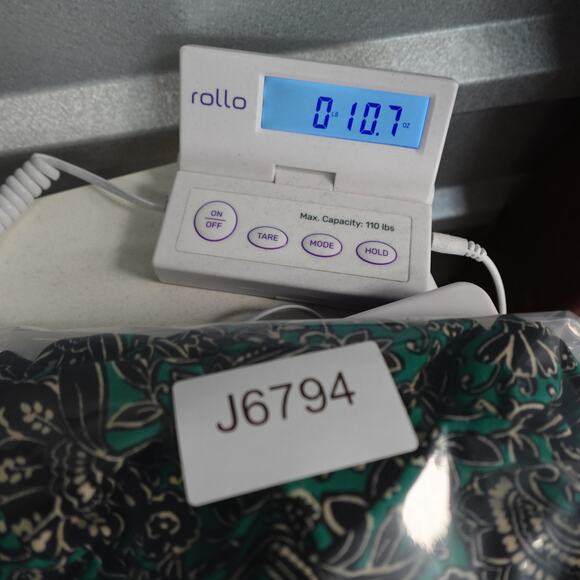 Susan Graver Top Womens 2X Liquid Knit Tunic Mock Neck Long Sleeve Artsy Paisley - Picture 9 of 9